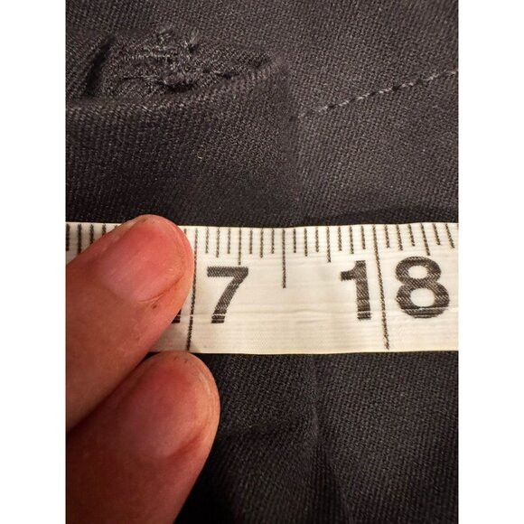 NWT American Eagle Stretch Wide Leg Trouser Black Size 8 - Picture 4 of 7